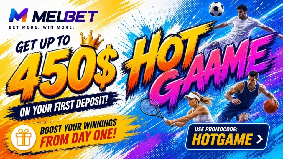 Melbet Registration in 2026 with Promo Code HOTGAME and a $450 First Deposit Offer